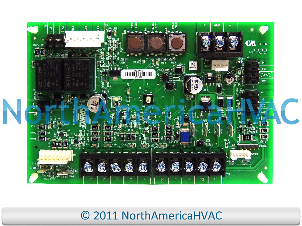 OEM York Coleman Luxaire Furnace Control Circuit Board Replaces 